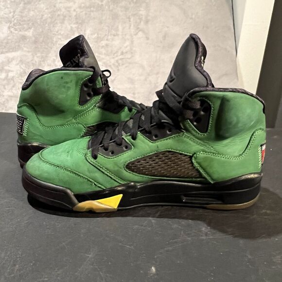 Jordan 5 Retro Oregon 2020 Mens 9 Green CK6631-307 Athletic Basketball Sneakers main image 8